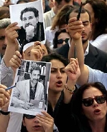 Samir Kassir Mourners Sit-in